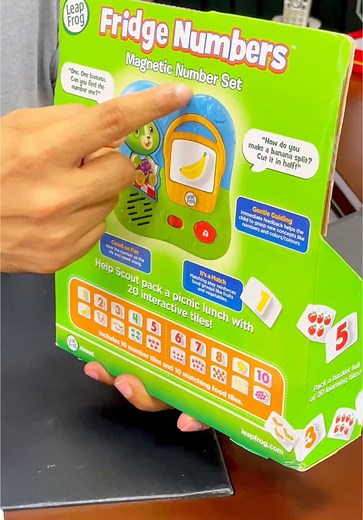 𝗟𝗲𝗮𝗽𝗙𝗿𝗼𝗴 𝗠𝗮𝗴𝗻𝗲𝘁𝗶𝗰 𝗙𝗿𝗶𝗱𝗴𝗲 𝗡𝘂𝗺𝗯𝗲𝗿𝘀 Let your little ones explore numbers, counting, and early math skills in a hands-on, interactive way! 🎶💡𝗦𝗵𝗼𝗽 𝗡𝗼𝘄: https://ln.run/bB0K1 . . . . #LeapFrog #MagneticNumbers #LearningThroughPlay #toycompanypk
