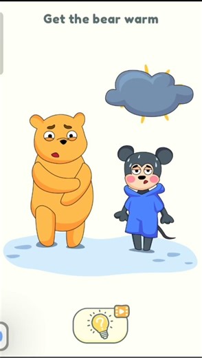 Get The Bear Warm 🐻 | Dop 2 delete one part #shorts #viralvideo #gaming #youtubeshorts