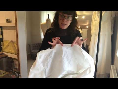 WeddingDress Maker-Hem on Taffeta