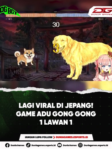 nama gamenya adalah Bow-Wow Battle, game yang baru baru ini viral banget di Jepang. kamu bakal adu gong gong ngelawan orang lain atau juga ngelawan bos-bos di gamenya. kita tunggu IShowSpeed mainin ini 😅 #gamingontiktok #duniagames #Telkomsel #dgbgt #dgmeme #dgwib #duniagamesesports #duniagamesmeme #bowwow
