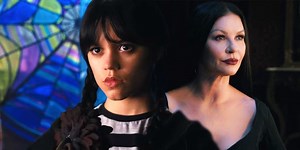 Wednesday & Morticia Addams Morbid Art Combines Modern & Classic Styles