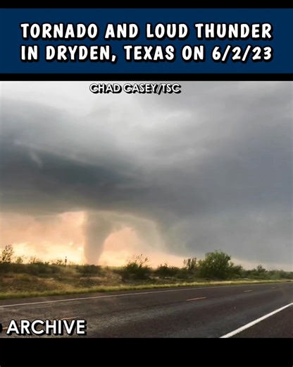 40K views · 556 reactions | Short video of a #tornado with lightning hitting very close to Chad Casey in Dryden #Texas on 6-2-2023. #Stormchaser #stormchasing #thunder #lightning #twister #texas #txwx | Texas Storm Chasers | Facebook