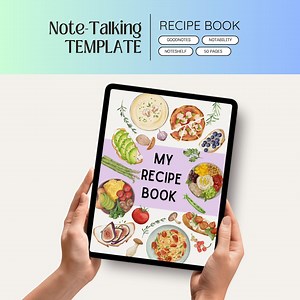 Recipe Book for Goodnotes | Notability | Noteshelf | Ipad/tablet Templates | Personalized Recipe Book | Custom Recipe Book | Digital Notes - Etsy UK