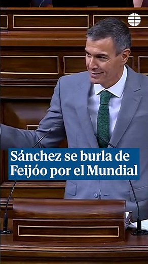 Sánchez mocks Feijóo over an interview: "He doesn't even run his own party, let alone FIFA"