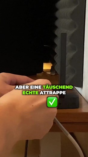 Router Attrappe versteckte Kamera #spion #verstecktekamera #attrappe #sicherheit #treuetest
