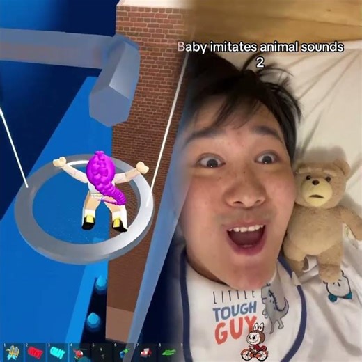 Baby imitates animal sounds 2