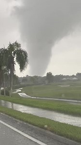 78K views · 215 reactions | Tornado in Lely Resort, Florida! ⛳️ This fully condensed tornado was spotted at 9:18 AM as it passed the Mustang Course in the Lely Resort Golf and Country Club! Video sent in by: Alexander King | Meteorologist Nash Rhodes | Facebook
