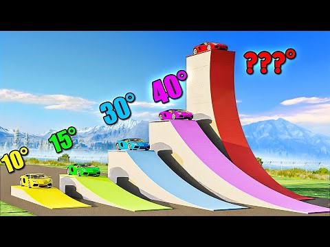 Testing Cars vs Inverted Ramps in GTA 5
