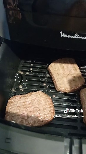 Cuisson Steak Haché Surgelé Air Fryer : 10 Min à 180°C !
