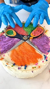 Scissors transform cake 🎬 This video was produced by Network Media and Juliette Electrique | It Is Cookin