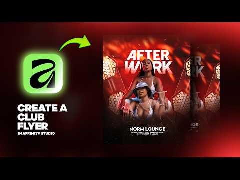 Design a CLUB FLYER That Actually Looks Professional in Affinity Studio