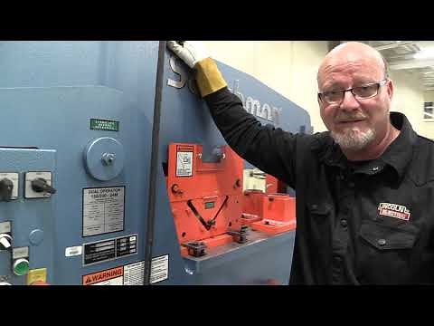 Scothman 150 ton Iron worker operation and maintenance for beginners.