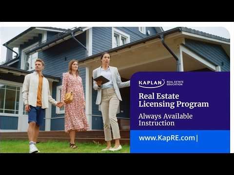 Kaplan Real Estate Always Available Instruction Licensing Program