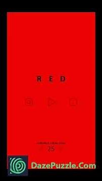 Red Level 25 Walkthrough Hints (Bart Bonte) Android iOS game