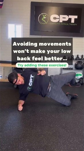 Back pain will make you want to avoid movements… Why is that not the solution? If you think your