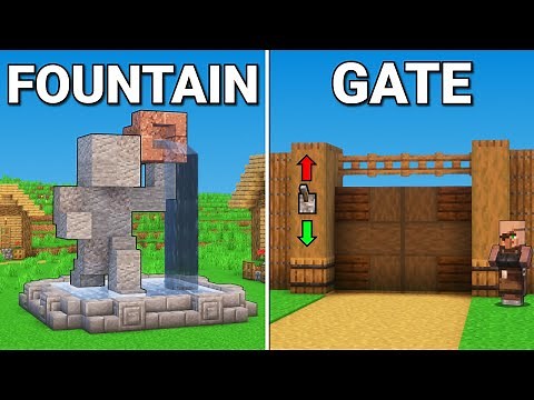 15+ VILLAGE Build Hacks In Minecraft!
