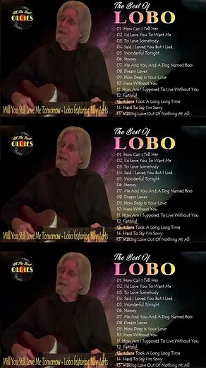Best Songs Of Lobo │Lobo Greatest Hits Full Collection 2024