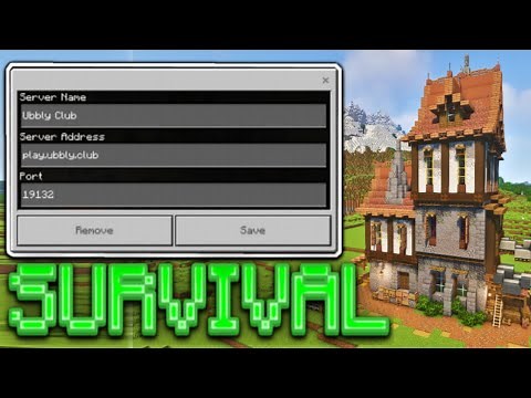 Survival SMP Server For Minecraft Bedrock 2022!