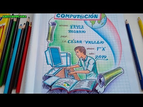 CARATULAS PARA CUADERNOS DE COMPUTACION Caratulas faciles