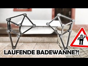 We built a WALKING BATHTUB