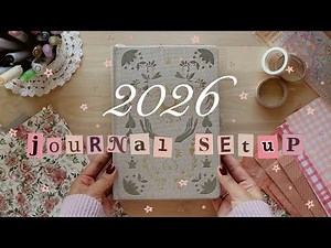setting up my journal for 2026! 🩰✨🦢