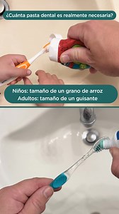 La cantidad correcta de pasta de dientes es importante. Medi-Cal cubre los chequeos. | Smile, California