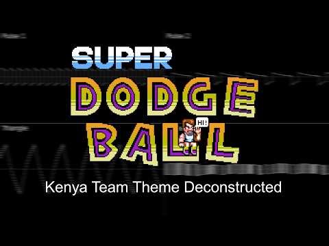 Super Dodge Ball (NES) - Kenya Team Theme (Oscilloscope Deconstructed)