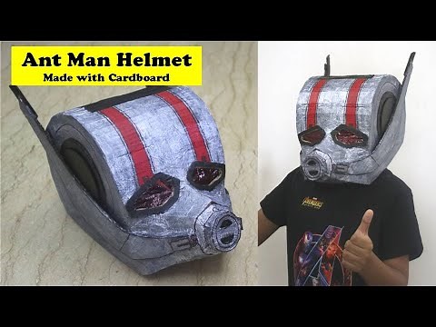 I made Ant-Man Helmet with Cardboard | Easy DIY Marvel Avengers Craft Idea | Ant Man Special Effects