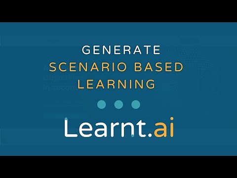 Scenario Based Learning Activity Generator | Learnt.ai