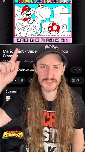 Mario Paint on the SNES Online