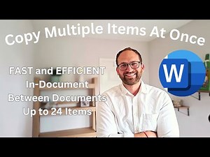 How to Copy and Paste Multiple Items at Once in Microsoft Word