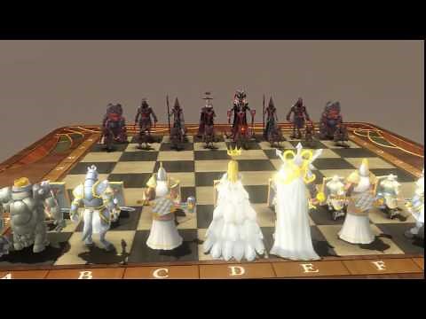 3d chess - cờ vua 3d hình người