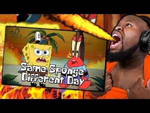 THEY WENT SICKO MODE! | SAME SPONGE DIFFERENT DAY Feat. Mr. Krabs [REACTION]
