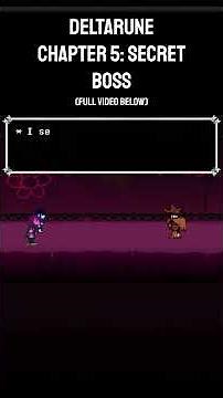 Deltarune Chapter 5 - Secret Boss! (REVAMP) #deltarunechapter5 #deltarune #undertale #animation