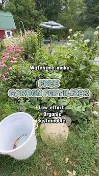 I made a FREE garden fertilizer 🪏
