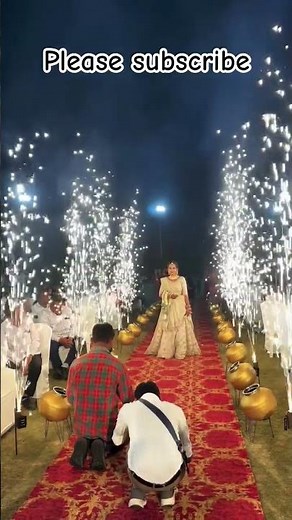 Bride Entry Pyro Setup | Grand Wedding Entry Decoration | Choudhary Decorators NCR