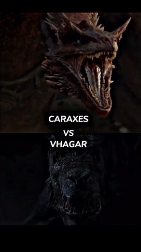 Caraxes vs Vhagar | Daemon vs Aemond | #hotd