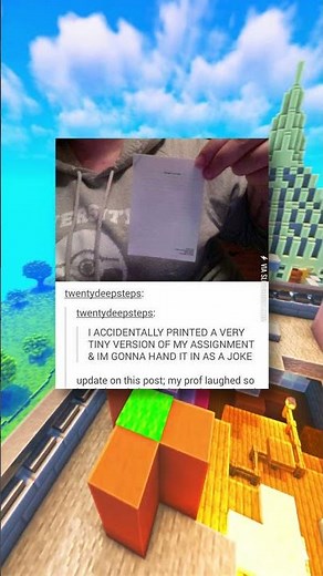 He printed tiny homework 😭💀 #shorts