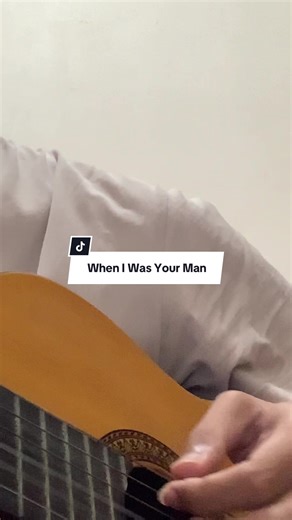 When I Was Your Man Acoustic Cover Performance