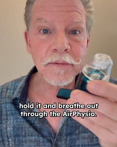 ⭐⭐⭐⭐⭐ "After using this device, I can walk up to a mile without stopping. I feel like I can breathe again! I have COPD and asthma and before I used this device I would walk a few steps and stop because I was short of breath. This product is what I needed, all natural and safe. I recommended this to my family and friends!" - Angela P. ⠀⠀⠀⠀⠀⠀⠀⠀⠀ AirPhysio is a patented all-natural device that instantly helps you breathe easier and better. It loosens mucus from the lungs and airway walls so you can