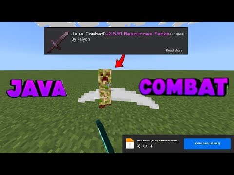 JAVA COMBATE Mod For MCPE 1 21+ 100% Working All Versions