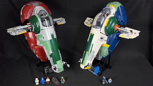 乐高星球大战 UCS Slave 1 2015年版 vs 2025年版 对比评测