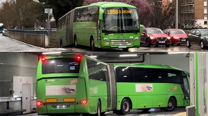 《铰接大巴车》 西班牙马德里 搭载斯堪尼亚底盘的Sunsundegui SB3 18m （底盘：Scania K360IA \u002F Interbus运行）