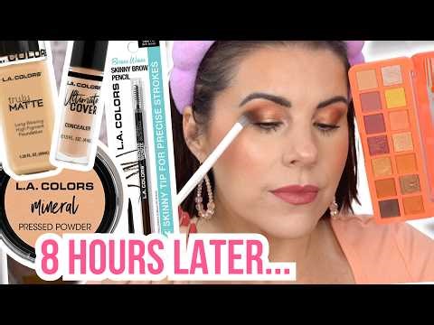 Testing L.A. COLORS Makeup for 8 Hours! ( Pass or Fail? )