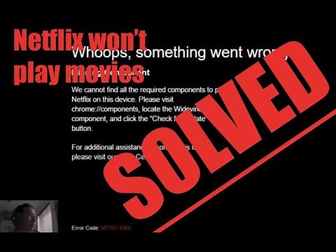 Netflix won't play movie/video in Google Chrome! (SOLVED)