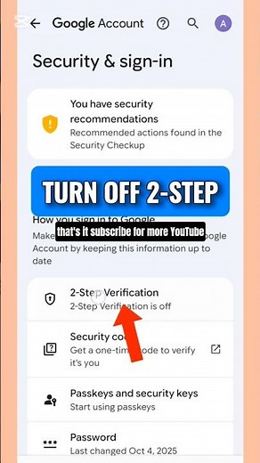 How to Turn OFF 2-Step Verification in Gmail (2026) | Remove Phone Number Fast