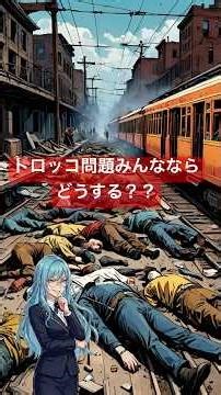 【AI検証】「トロッコ問題」でレバーを引くとどうなる？→全員◯にます。 #ai検証#ai #もしも #シュミレーション #思考実験 #shortvideo #shortvideo #short