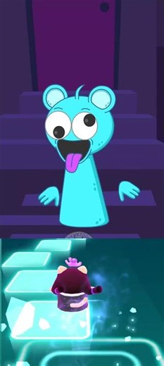 Creepy Sprunki Halloween Mask 😂🎭 | Tiles Hop Meme