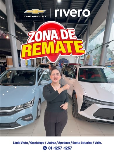 ¡Aprovecha el Remate de Chevrolet en Rivero!