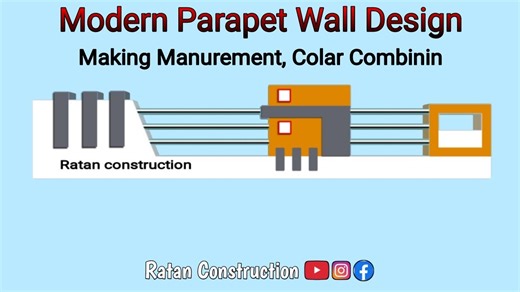 Modern Parapet Wall Design 2025 | Stylish 3D Balcony & Terrace Ideas | video n. 638 #ParapetWallDesign #3DParapetDesign #ModernHouseDesign #BalconyDesign #TerraceDesign | Ratan construction